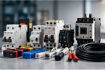 Industrial electrical and electronic components and switchgear